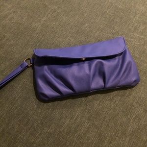 Blue Clutch Bag